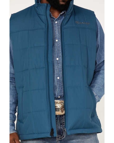 Image #3 - Ariat Men's Crius Insulated Vest - Big, Blue, hi-res