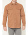 Image #3 - Hawx Men's Sal Twill Solid Button-Down Work Shirt Jacket, Rust Copper, hi-res
