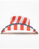 Image #4 - Cody James Men's Justice Straw Cowboy Hat, Red/white/blue, hi-res