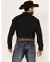 Image #4 - Moonshine Spirit Men's Tuner Striped Long Sleeve Snap Flannel Shirt, Grey, hi-res
