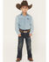 Image #1 - Wrangler Retro Little Boys' Slim Bootcut Stretch Denim Jeans, Blue, hi-res