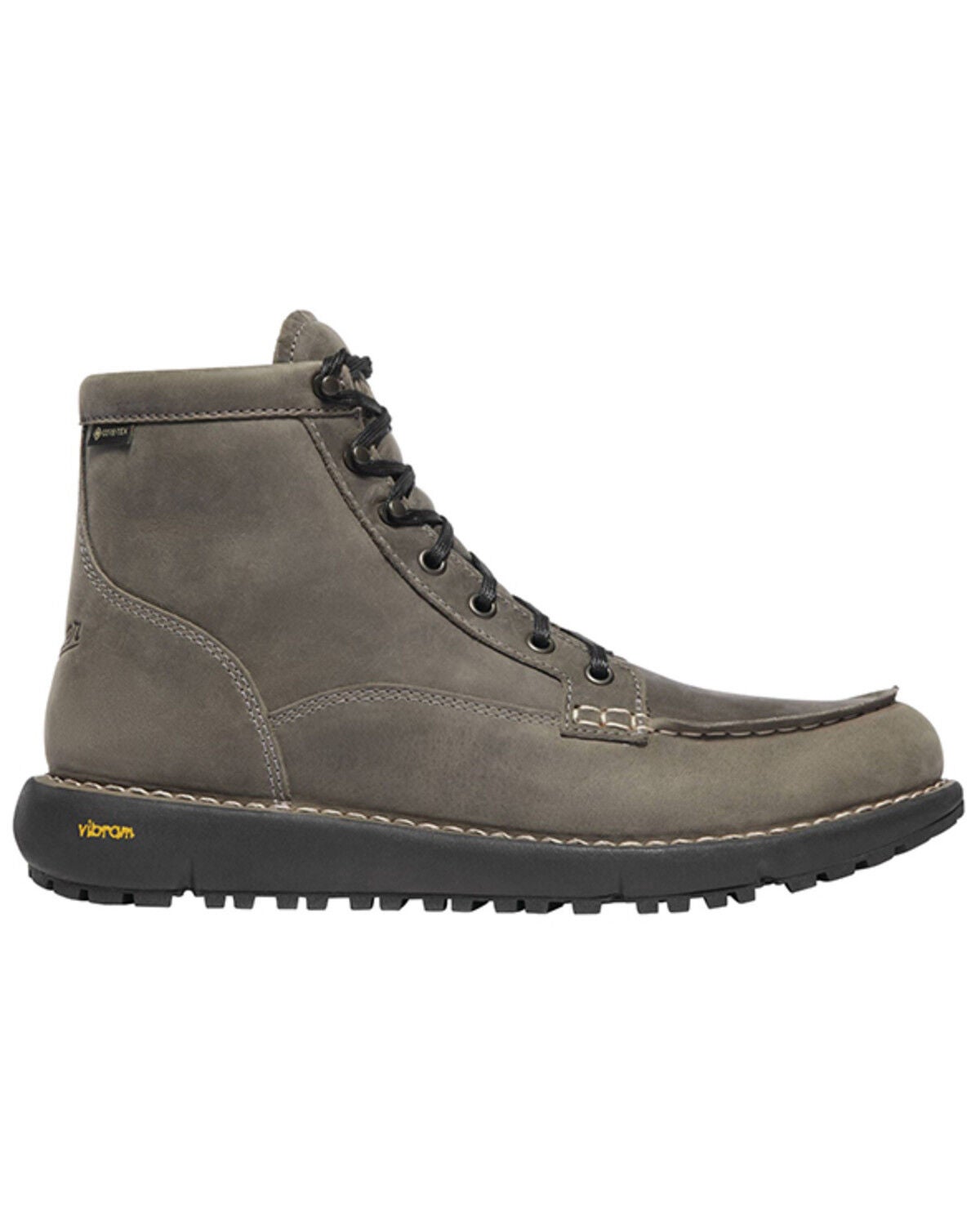 Image #2 - Danner Men's 6" Logger 917 Waterproof Work Boots - Moc Toe, Black, hi-res