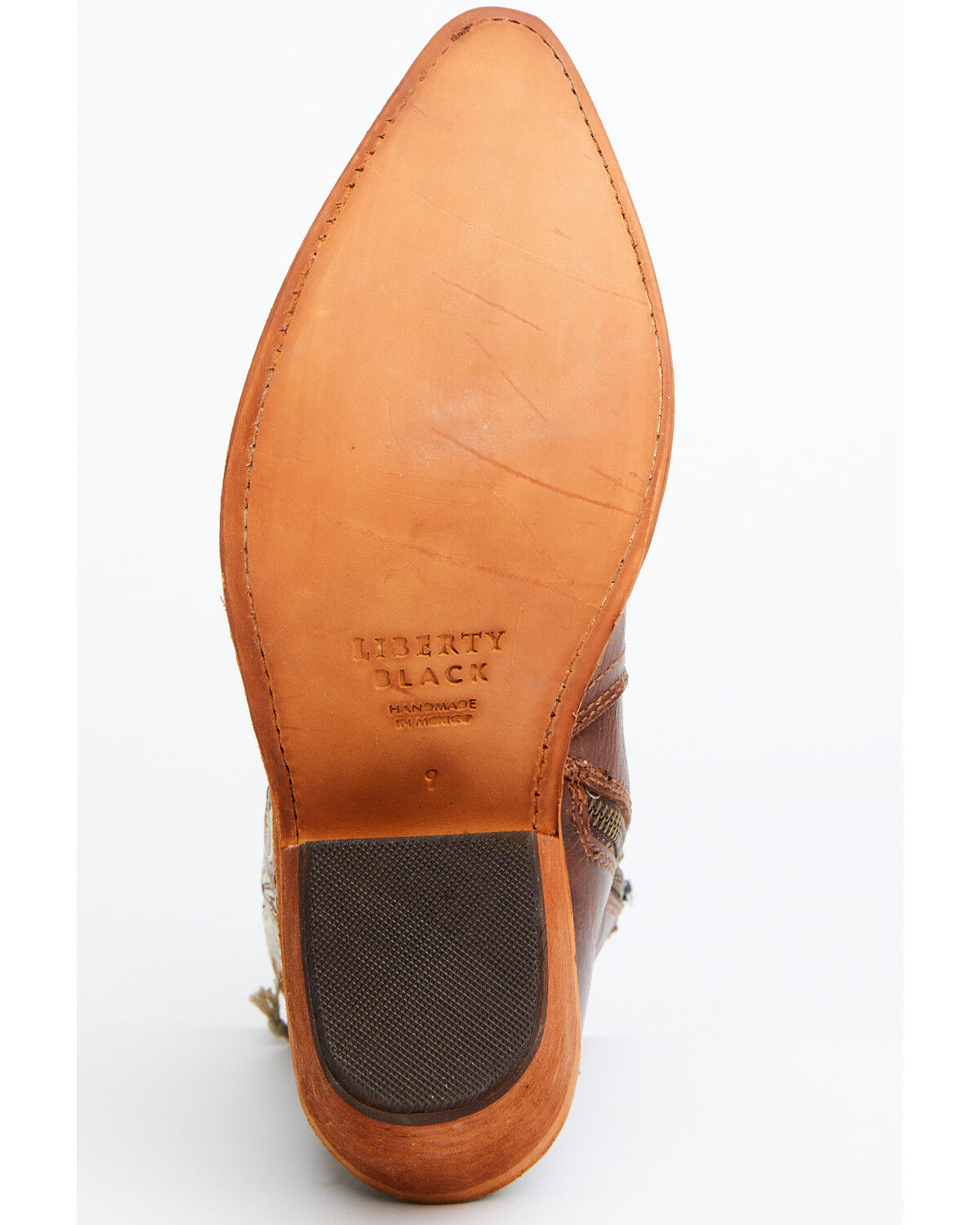 Image #7 - Liberty Black Women's Loren Floral Embroidered Western Fashion Booties - Round Toe, Brown, hi-res