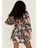 Revel Women's Floral A-Line Dress, Black, hi-res