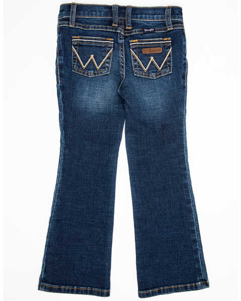 Image #2 - Wrangler Girls' Stormy Everyday Bootcut Jeans, Blue, hi-res