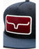 Image #2 - Kimes Ranch Men's Denim Banner Ventilated Cap, Indigo, hi-res