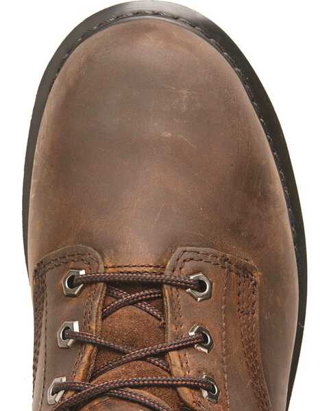 Timberland Men's Brown Pit Boss 6" Work Boots - Steel Toe , Brown, hi-res