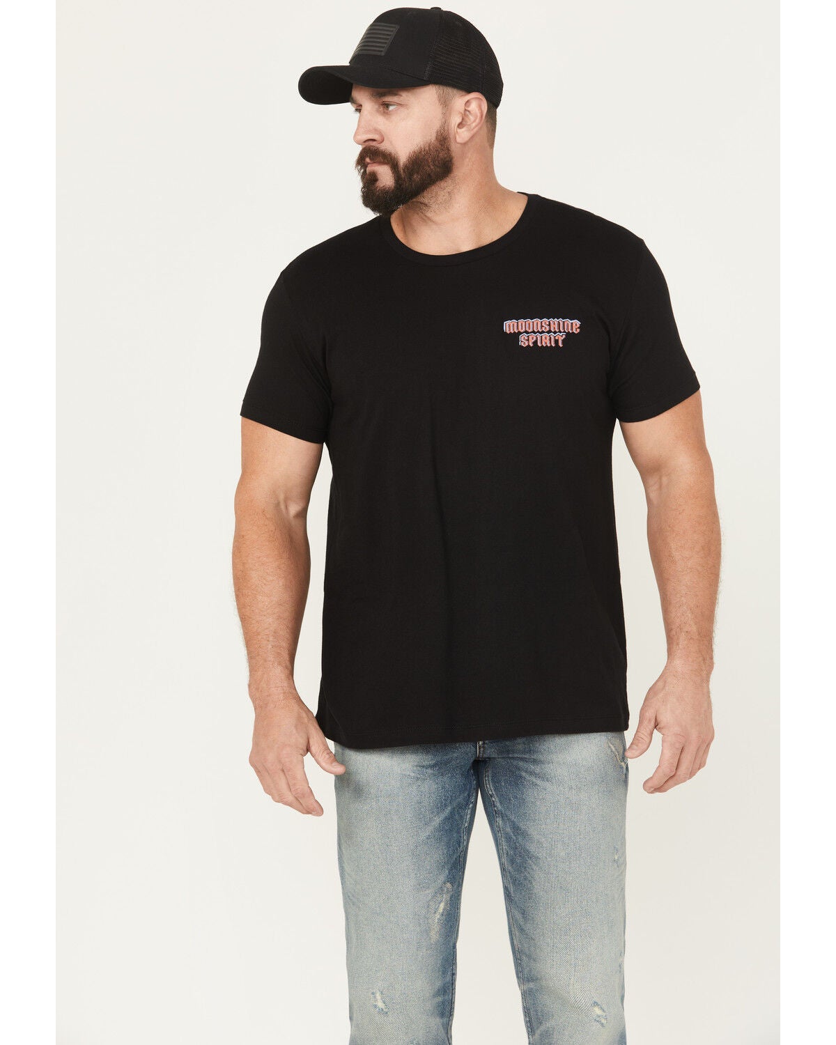 Image #2 - Moonshine Spirit&reg; Men's Snake Pit Whiskey Short Sleeve Graphic T-Shirt, Black, hi-res