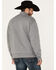 Wrangler Men's Quilted 1/4 Snap Pullover - Tall , Heather Grey, hi-res