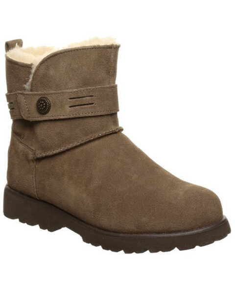 Bearpaw Women's Wellston Casual Boots - Round Toe , Brown, hi-res