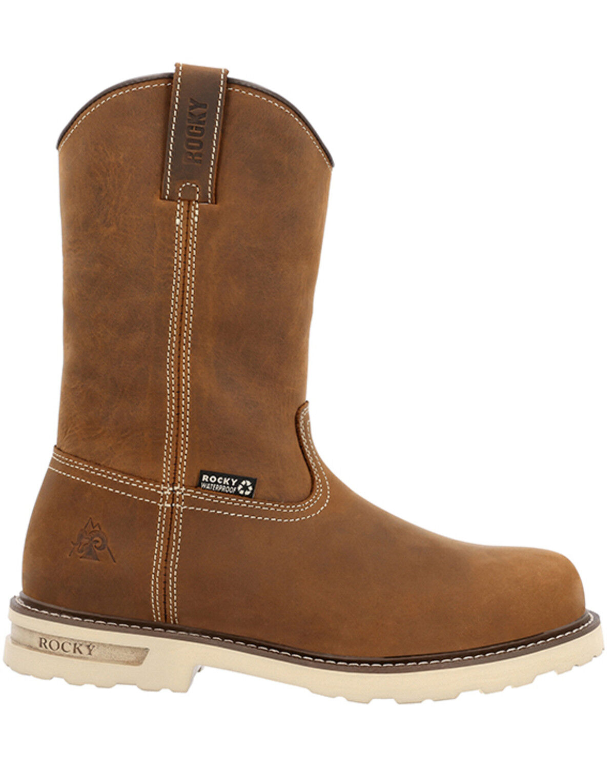 Image #2 - Rocky Men's Grindstone XTR Work Boots - Composite Toe, Russett, hi-res