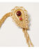 Image #2 - Shyanne Women's Rosewood Paisley Chain Bolo Necklace, Gold, hi-res