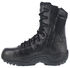 Reebok Men's Stealth 8" Lace-Up Black Side-Zip Work Boots, Black, hi-res
