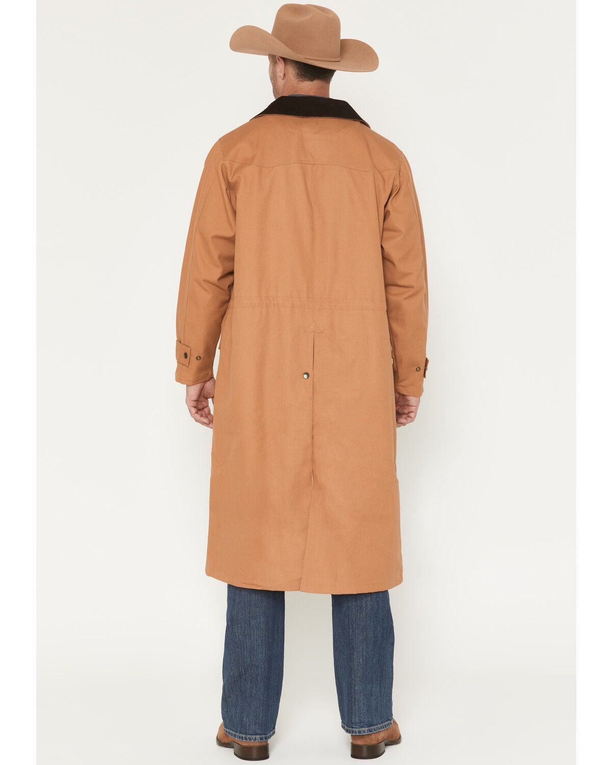 Image #4 - Outback Trading Co Men's Canvas Duster, Camel, hi-res