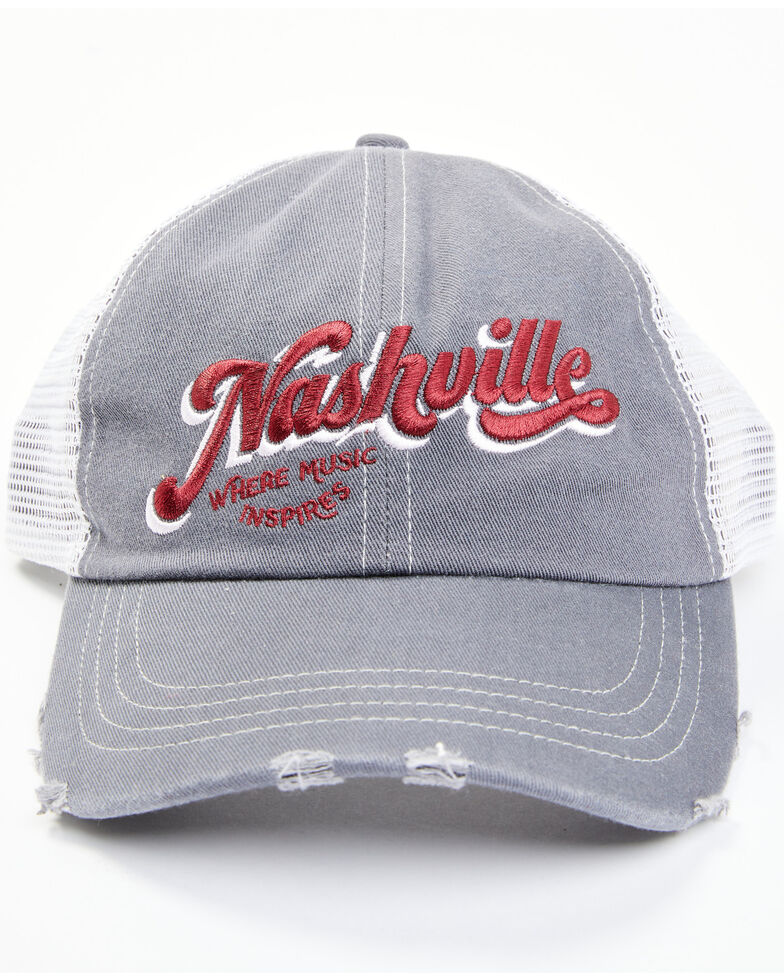 Idyllwind Women's Nashville Inspires Ball Cap , Grey, hi-res