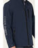 Cody James Core Men's Steamboat Logo Zip-Front Softshell Jacket , Navy, hi-res