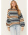 Image #1 - Cleo + Wolf Women's Striped Oversized Sweater, , hi-res