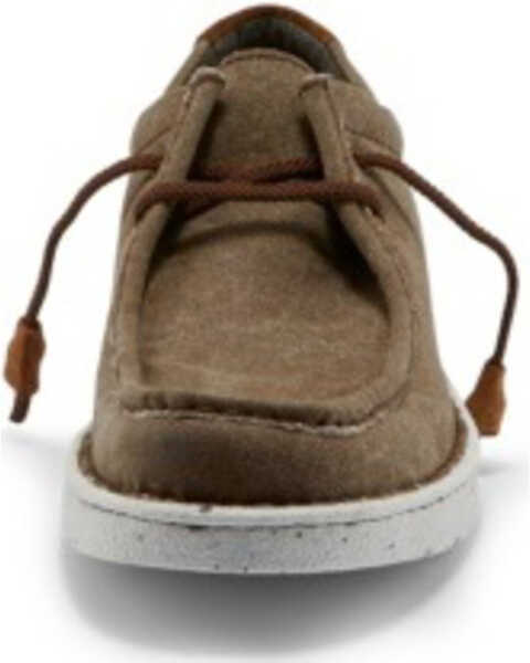 Image #4 - Justin Men's Honcho Clay Shoes - Moc Toe, Brown, hi-res