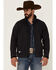 Cowboy Hardware Men's Barbwire Stitched Zip-Front Poly Shell Jacket , Grey, hi-res