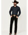 Image #1 - Cody James Men's Midnight Black Wash Slim Straight Stretch Denim Jeans , Black, hi-res