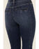 Image #4 - Shyanne Women's Luna High Rise Flare Stretch Denim Jeans, Dark Wash, hi-res