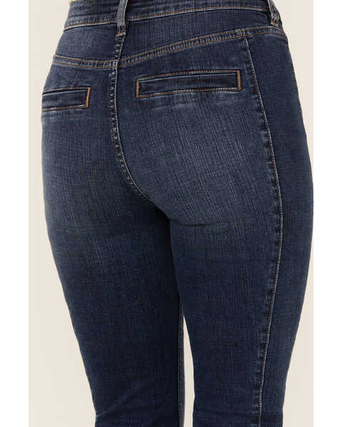Image #4 - Shyanne Women's Dark Wash Delaney Flare Stretch Denim Jeans , Dark Wash, hi-res