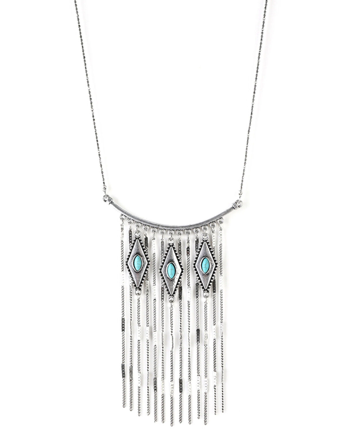 Image #1 - Cowgirl Confetti Women's Passionate Dance Statement Necklace, Silver, hi-res