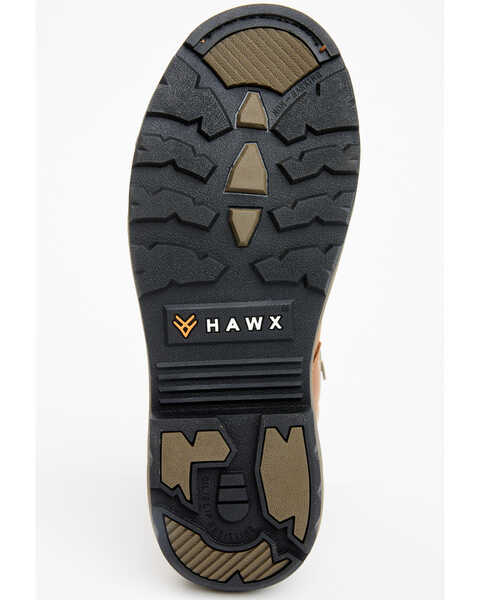 Image #7 - Hawx Men's External Met Guard Work Boots - Composite Toe , Brown, hi-res