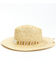 Nikki Beach Women's Tulum Milan Straw Fashion Rancher Hat , Natural, hi-res