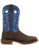 Image #2 - Durango Men's Workhorse Soft Pull On Western Work Boots - Square Toe , Distressed Brown, hi-res