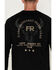 Image #4 - Cody James Men's Bull Skull Logo Graphic Long Sleeve Work T-Shirt, Black, hi-res