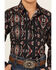 Image #3 - Roper Boys' Southwestern Stripe Print Long Sleeve Snap Western Shirt, Black, hi-res
