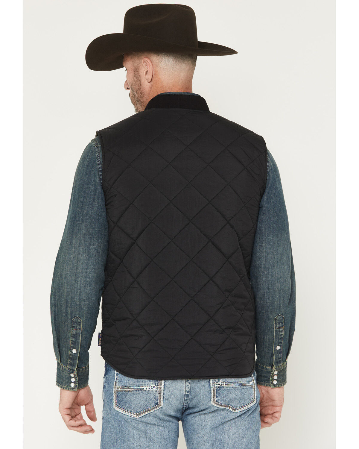 Image #4 - Pendleton Men's Outdoor Reversible Striped Vest, Black, hi-res