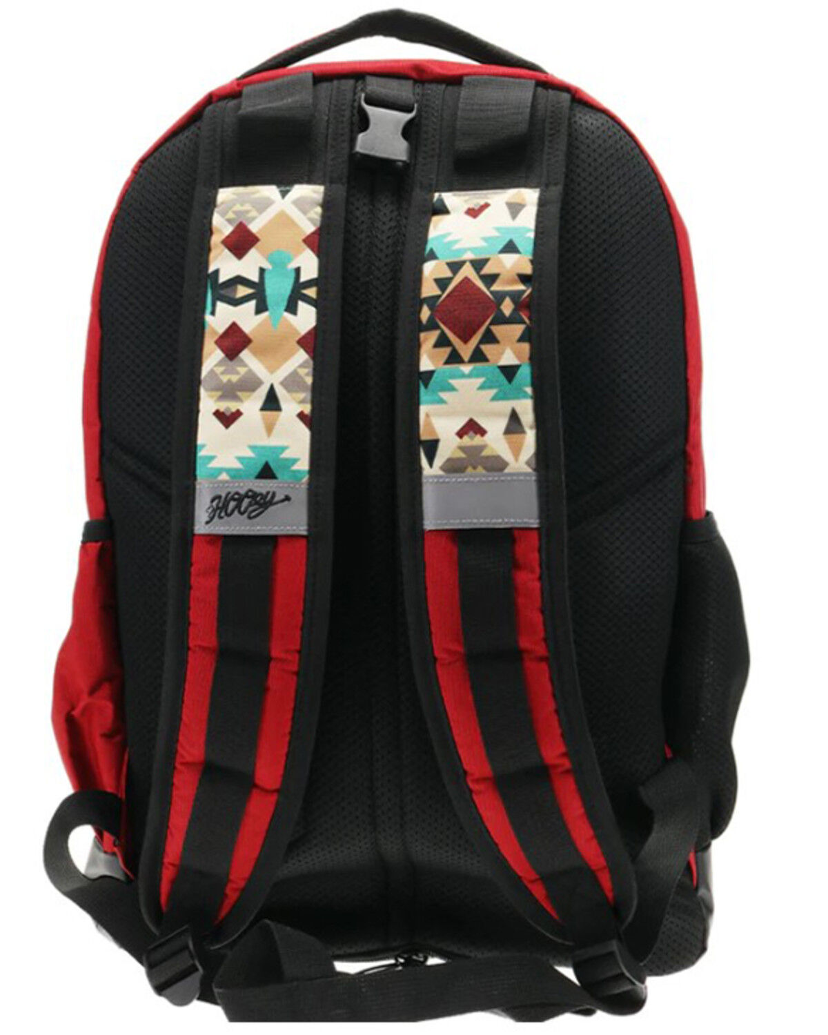 Image #2 - Hooey Men's Ox Southwestern Print Backpack, Red, hi-res