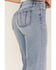 Shyanne Women's Light Wash High Rise Seamed Flare Jeans, Light Wash, hi-res