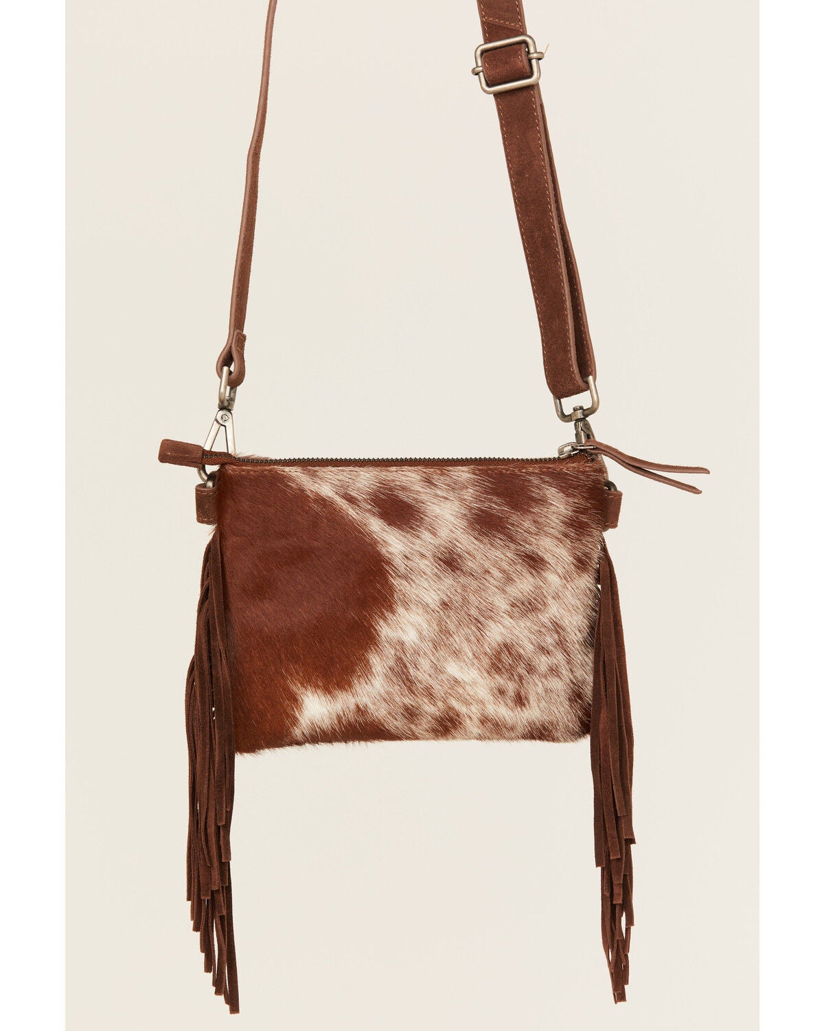 Image #2 - Shyanne Women's Meadow Hairon Leather Crossbody Bag, Brown, hi-res
