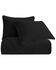 Image #2 - HiEnd Accents Black Stonewashed Cotton & Velvet 3-Piece Full/Queen Quilt Set , Black, hi-res