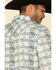 Image #5 - Moonshine Spirit Men's Wash Out Plaid Long Sleeve Western Shirt, Blue, hi-res