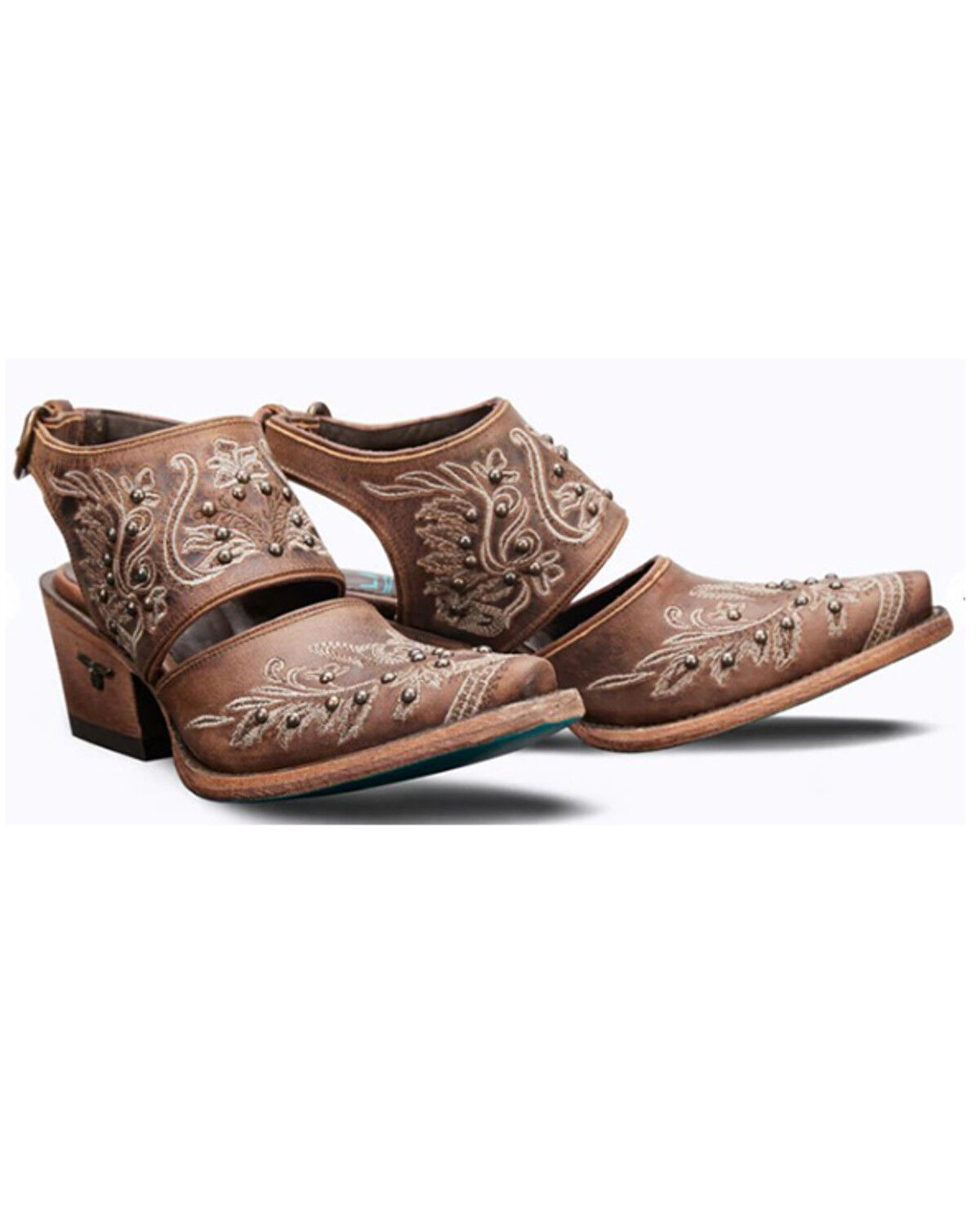 Flower Clogs Mules in Blue Shoes Womens Shoes Boots Cowboy & Western Boots 