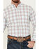 Image #3 - Ariat Men's Pro Series King Plaid Print Long Sleeve Button-Down Western Shirt, Light Blue, hi-res