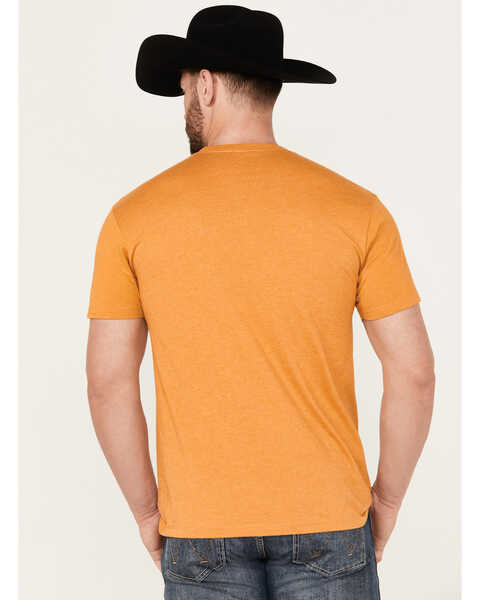 Image #4 - Ariat Men's Rodeo Skull Short Sleeve Graphic T-Shirt, Gold, hi-res