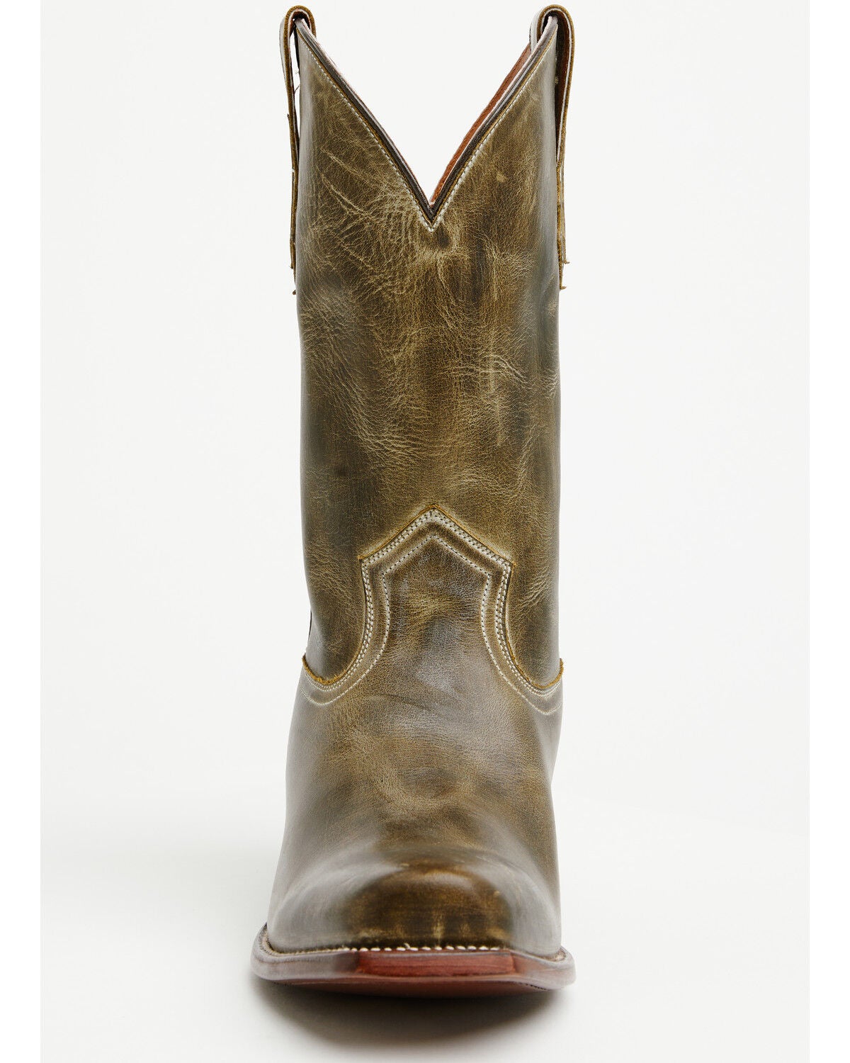 Image #4 - Moonshine Spirit&reg; Men's Redford Western Boots - Square Toe, Olive, hi-res