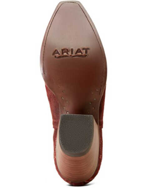 Image #5 - Ariat Women's Dixon Fashion Booties - Snip Toe, Red, hi-res