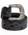 Image #1 - Shyanne Women's Cross Filigree Western Belt, Black, hi-res