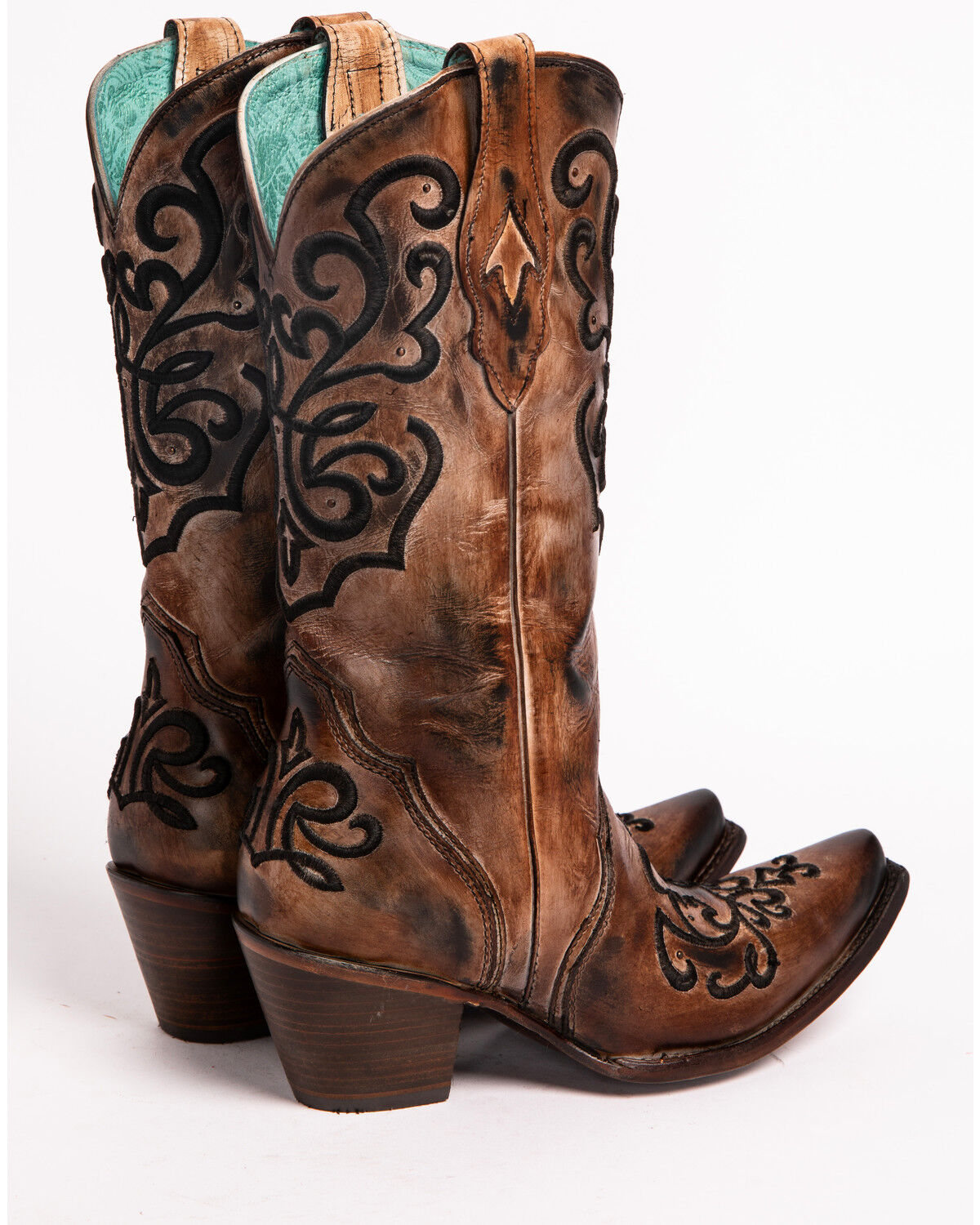 Image #6 - Corral Women's Cord Stitch Cowgirl Boots - Snip Toe, , hi-res