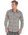 Image #1 - Rock & Roll Denim Men's Southwestern Chambray Print Long Sleeve Western Shirt , Black, hi-res