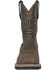 Image #4 - Hoss Men's Rushmore Wellington Western Work Boots - Composite Toe, Brown, hi-res