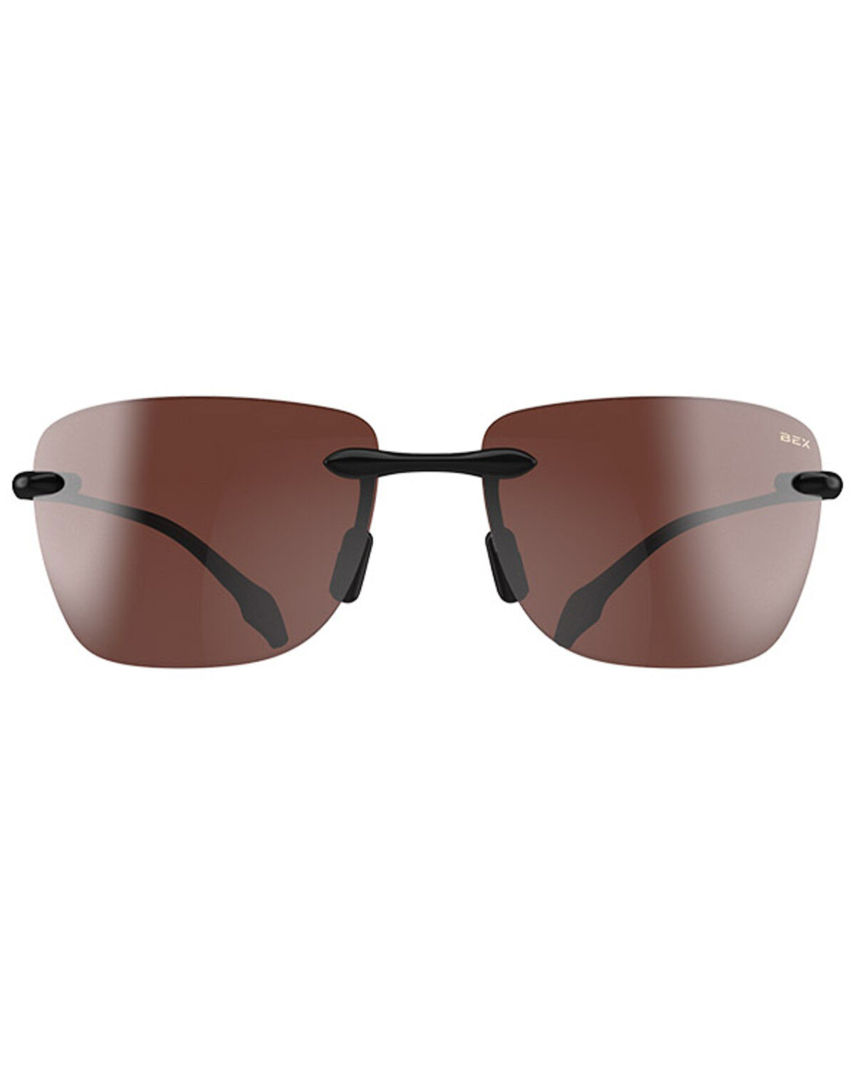 Image #2 - Bex Jaxyn X Sunglasses, Black/brown, hi-res