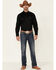 Ariat Men's Solid Team Mexico Logo Long Sleeve Button-Down Western Shirt , Black, hi-res