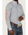 Ariat Men's Team Ivandell Medallion Geo Print Long Sleeve Button Down Western Shirt , Teal, hi-res